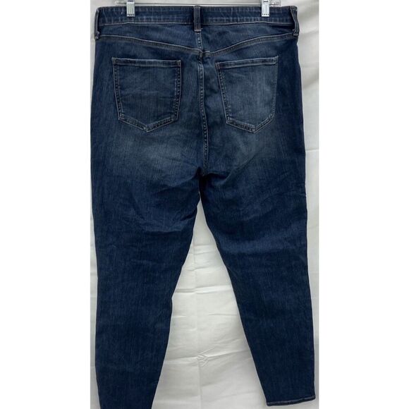 Torrid Bombshell Skinny Premium Stretch Button Fly Sky High Skinny Jeans 16R - Picture 4 of 7